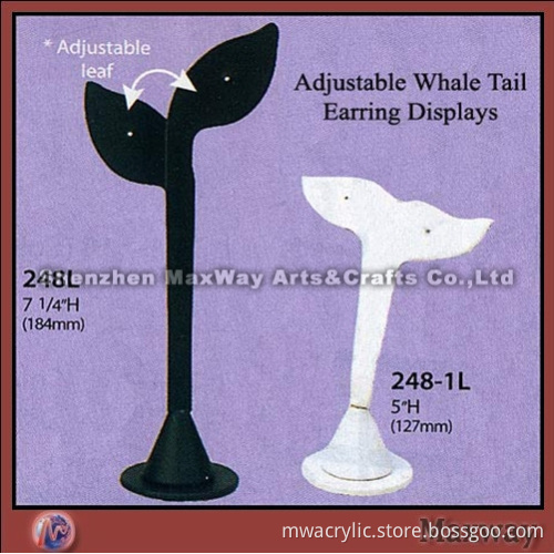 Acrylic Leaf Style Earring Display Rack